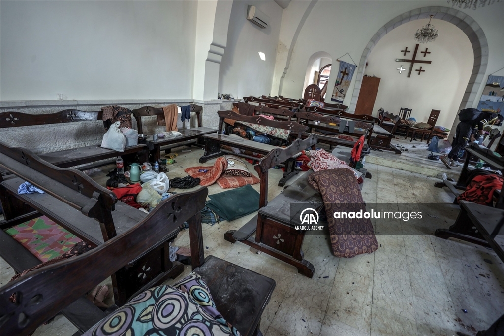 Church takes damage in Al-Ahli Baptist Hospital attack in Gaza 3