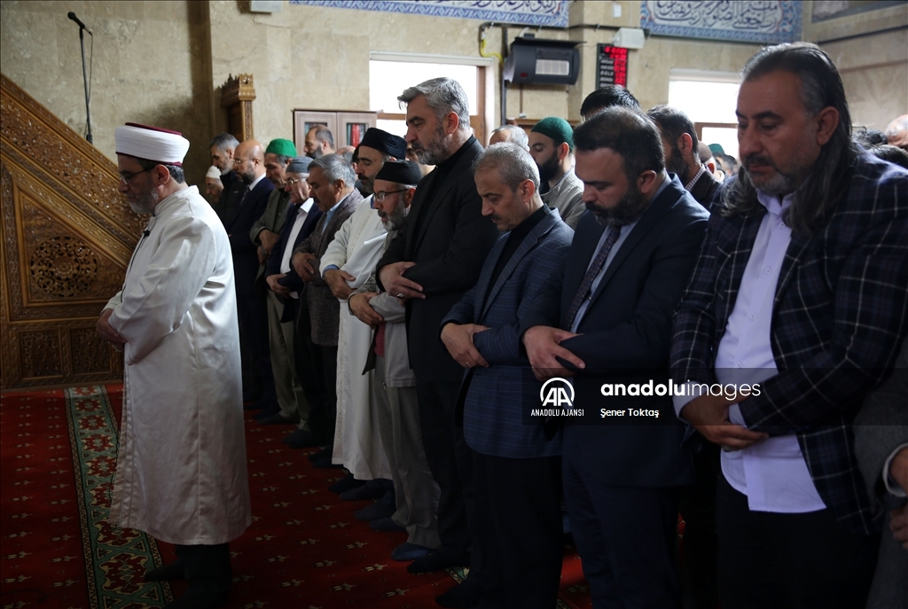 Bitlis'te Filistin'de hayatını kaybedenler için gıyabi cenaze namazı kılındı