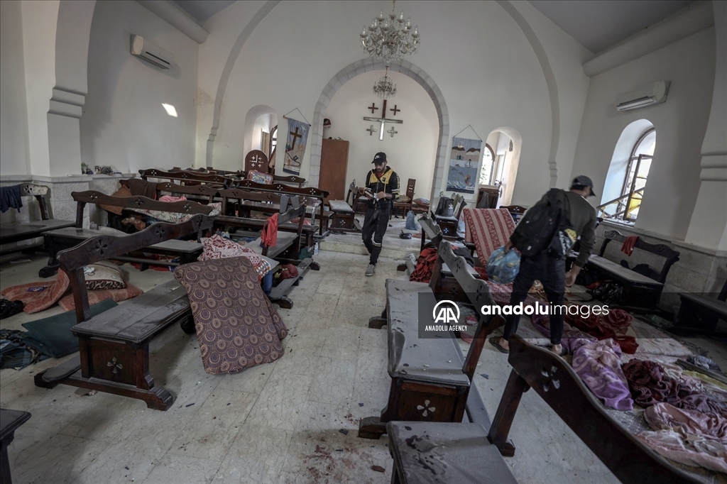 Church takes damage in Al-Ahli Baptist Hospital attack in Gaza 4