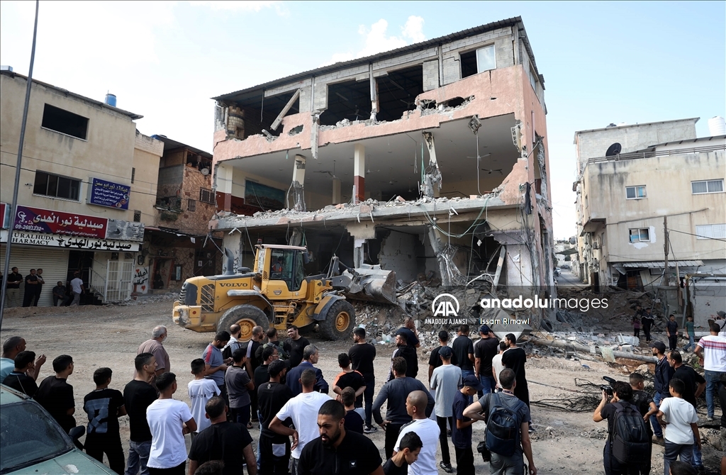 İsrail'in, Nur Şems Mülteci Kampı'na düzenlediği saldırı