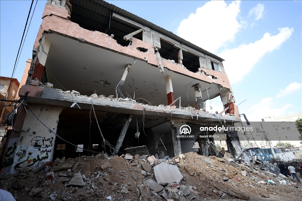 İsrail'in, Nur Şems Mülteci Kampı'na düzenlediği saldırı