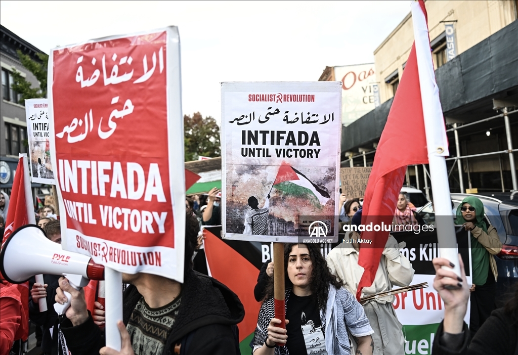 Pro-Palestinian demonstration in New York