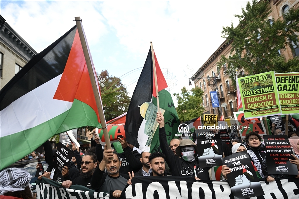 Pro-Palestinian demonstration in New York