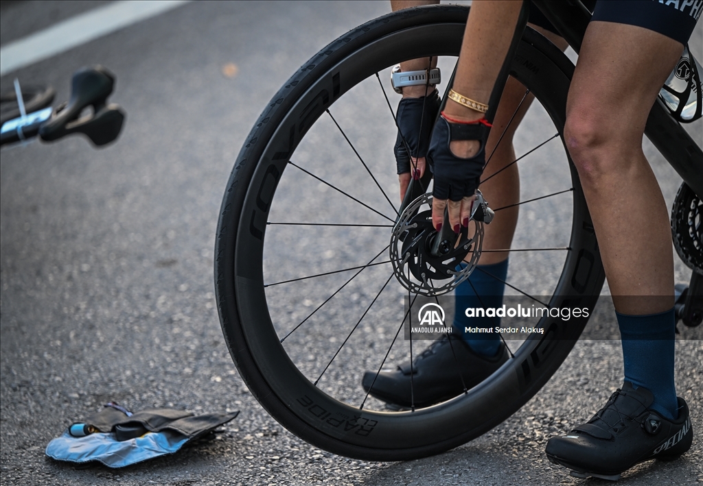 Granfondo İzmir Yol Bisiklet Yarışı başladı