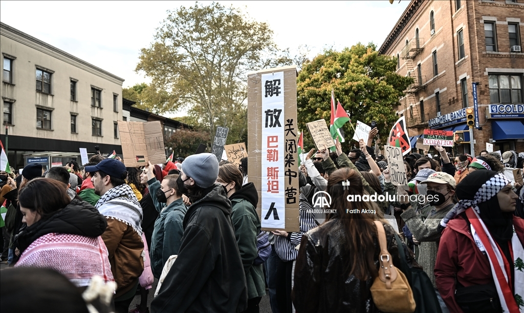 Pro-Palestinian demonstration in New York