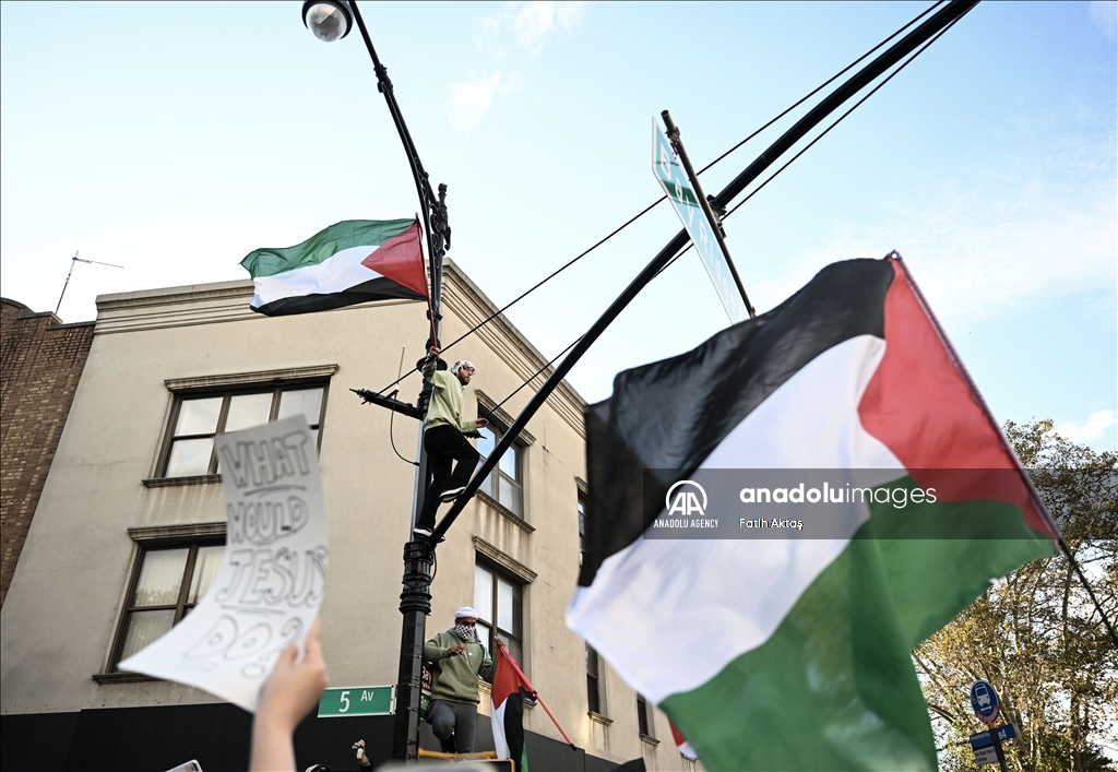 Pro-Palestinian demonstration in New York