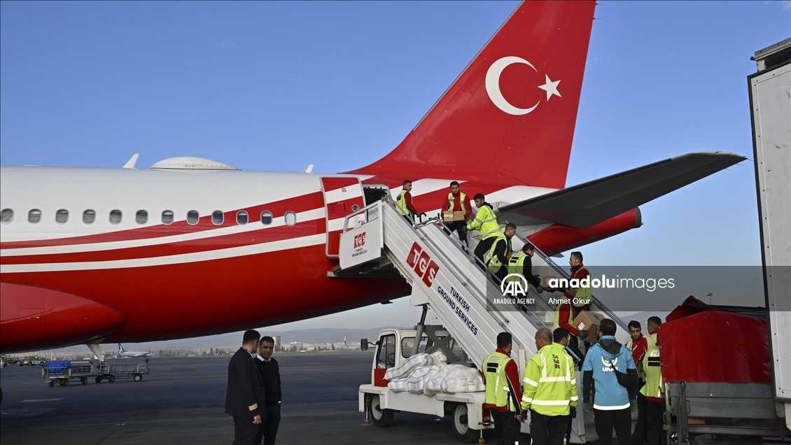 Turkish presidential plane to deliver medical supplies for people of Gaza