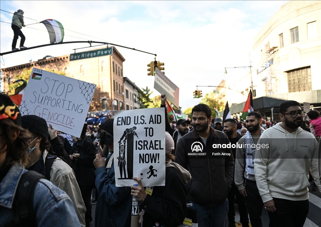 Pro-Palestinian demonstration in New York