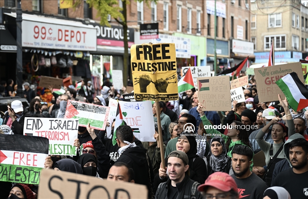 Pro-Palestinian demonstration in New York