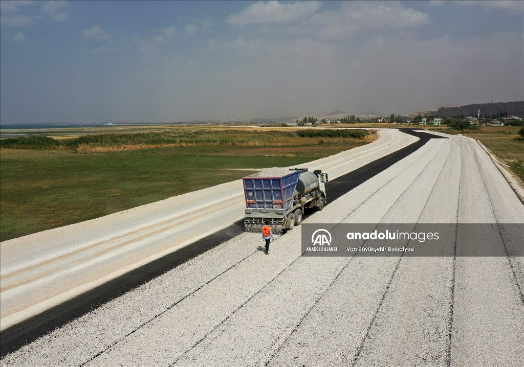 Van Gölü kıyıları, "Sahil Yolu" ve 1100 dönümlük park projesiyle güzelleştiriliyor