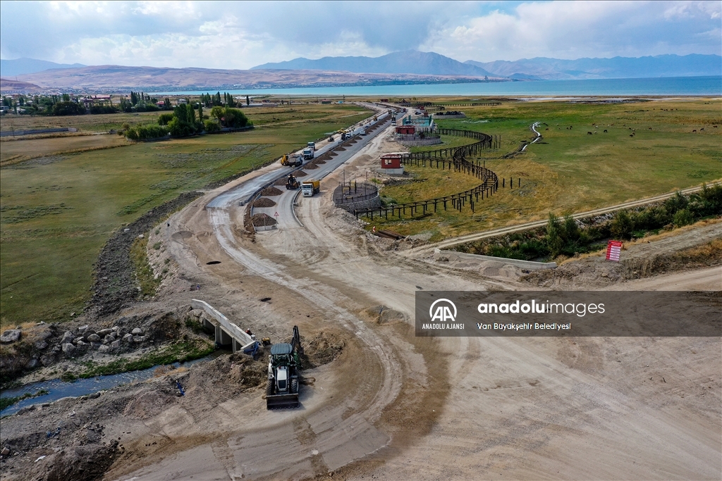 Van Gölü kıyıları, "Sahil Yolu" ve 1100 dönümlük park projesiyle güzelleştiriliyor