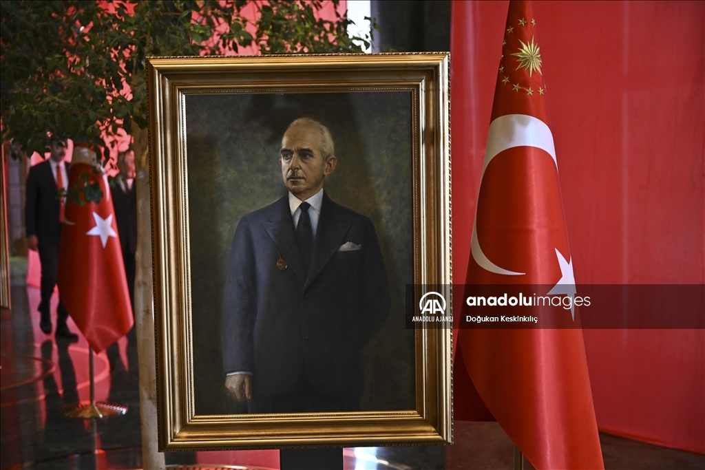 Cumhurbaşkanlığı Külliyesi'nde 29 Ekim Cumhuriyet Bayramı tebrik töreni