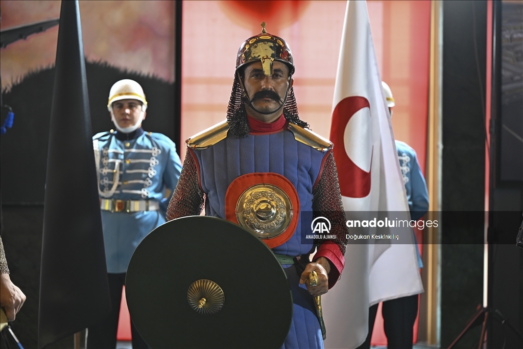 Cumhurbaşkanlığı Külliyesi'nde 29 Ekim Cumhuriyet Bayramı tebrik töreni