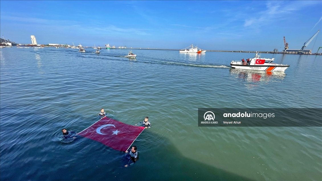 Cumhuriyet'e giden yolda ilk adımın atıldığı Samsun'da 100. yıl coşkusu