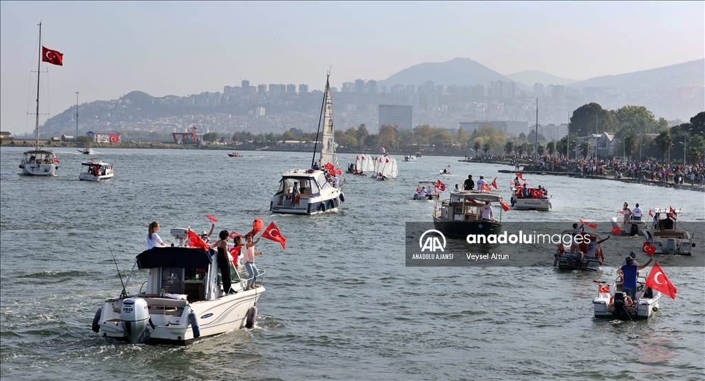 Cumhuriyet'e giden yolda ilk adımın atıldığı Samsun'da 100. yıl coşkusu
