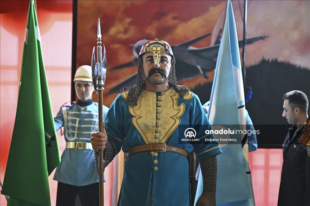 Cumhurbaşkanlığı Külliyesi'nde 29 Ekim Cumhuriyet Bayramı tebrik töreni