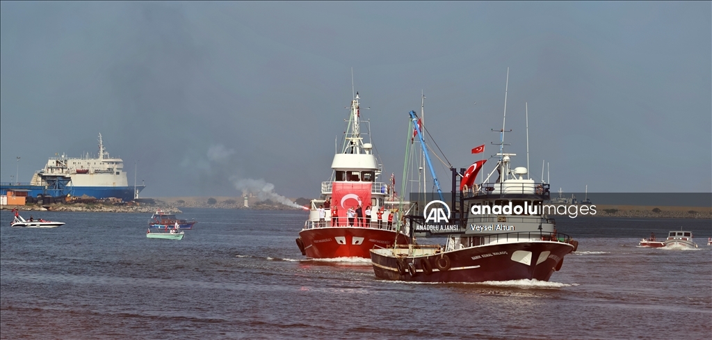 Cumhuriyet'e giden yolda ilk adımın atıldığı Samsun'da 100. yıl coşkusu