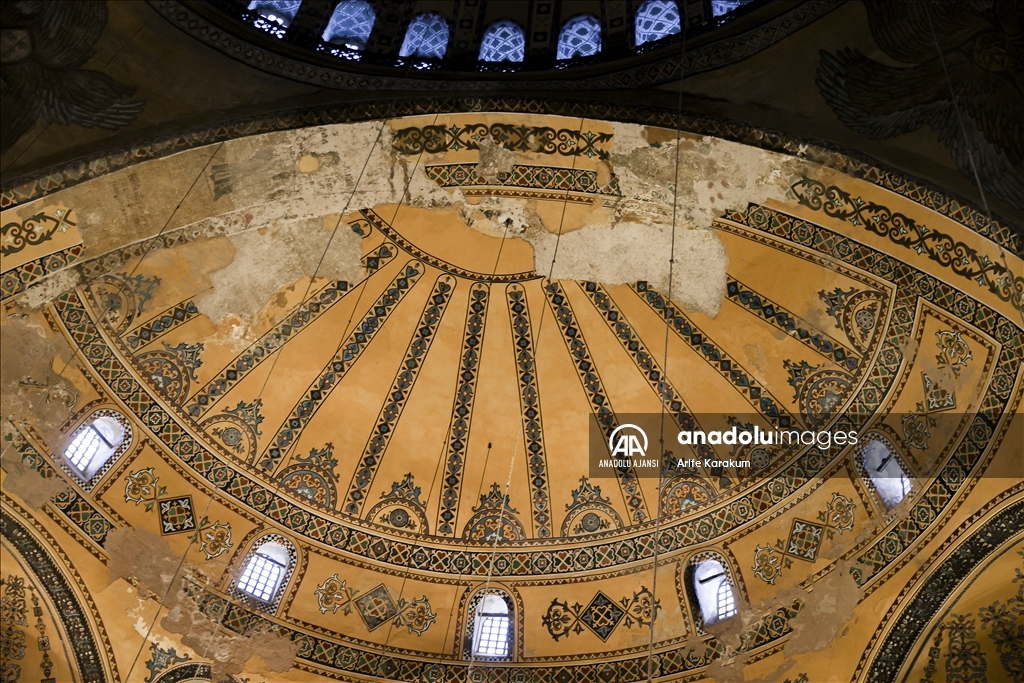 Ayasofya-i Kebir Cami-i Şerifi'nin restorasyon öncesi, dijital ikizi çıkarıldı