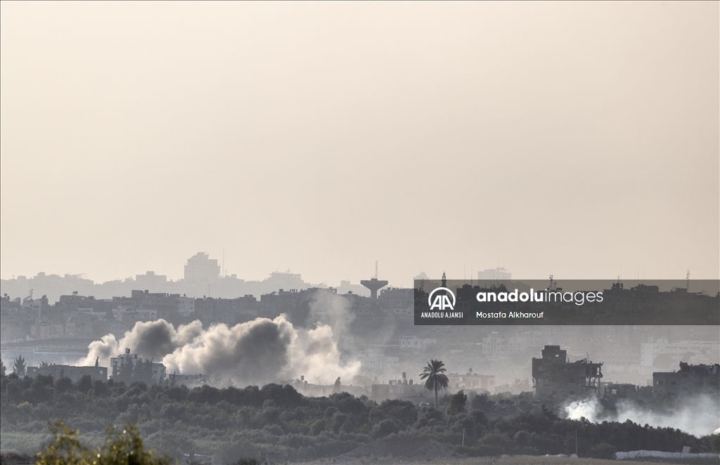 İsrail'in Gazze Şeridi'ne düzenlediği saldırılar 24. gününde devam ediyor
