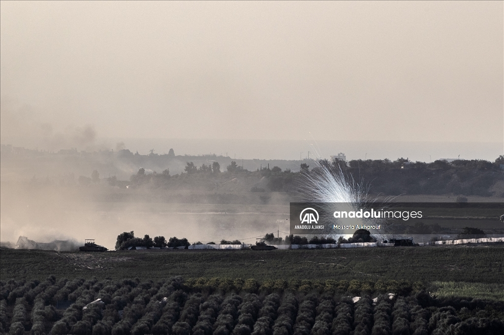 İsrail'in Gazze Şeridi'ne düzenlediği saldırılar 24. gününde devam ediyor