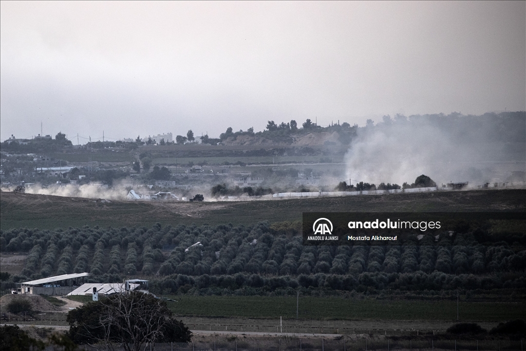 İsrail'in Gazze Şeridi'ne düzenlediği saldırılar 24. gününde devam ediyor