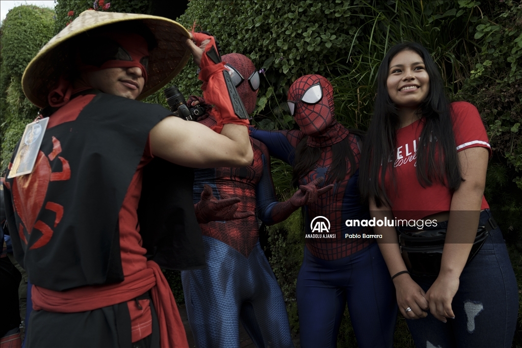 Arjantin'de 'Örümcek Adam' kostümü giyen çok sayıda kişi dünya rekoru için toplandı