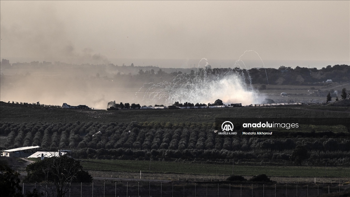 İsrail'in Gazze Şeridi'ne düzenlediği saldırılar 24. gününde devam ediyor