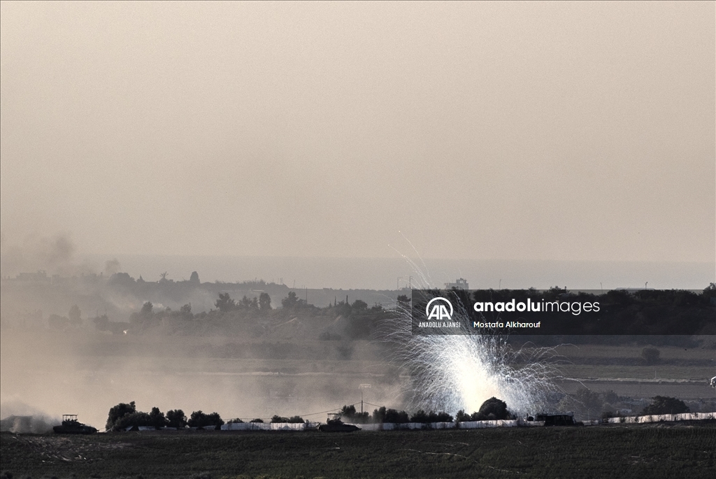 İsrail'in Gazze Şeridi'ne düzenlediği saldırılar 24. gününde devam ediyor