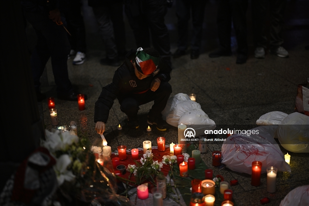 В столице Испании почтили память жертв израильских обстрелов в Газе