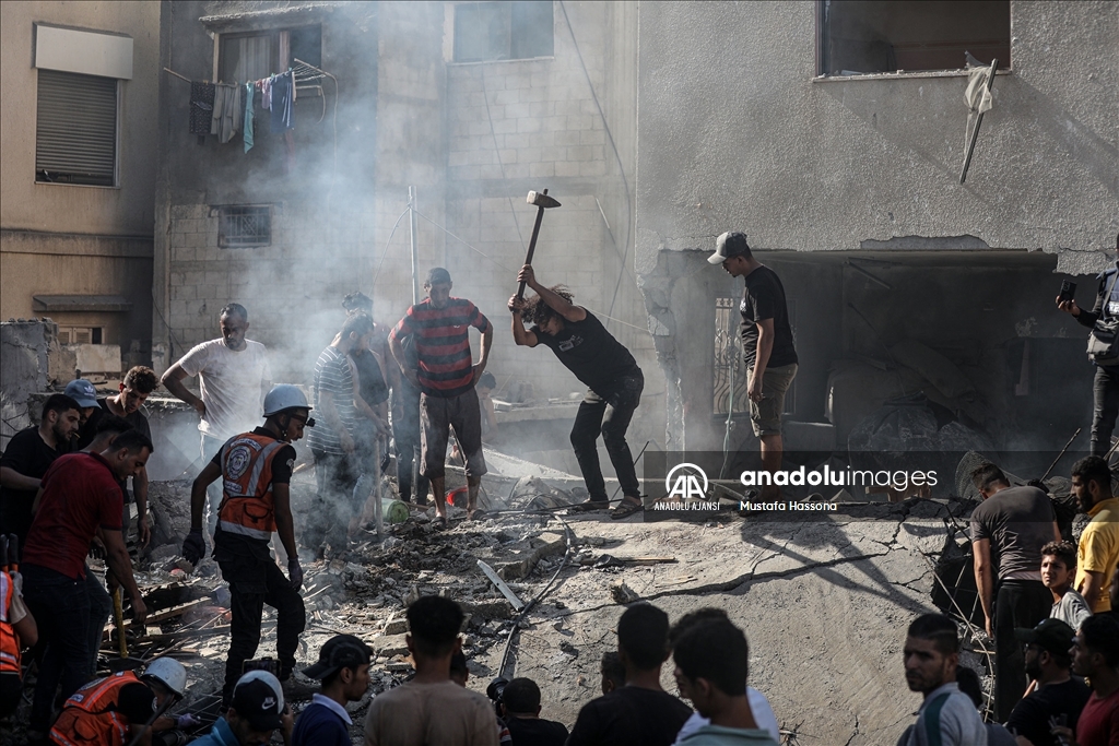 İsrail'in Gazze Şeridi'ne düzenlediği saldırılar 31. gününde devam ediyor
