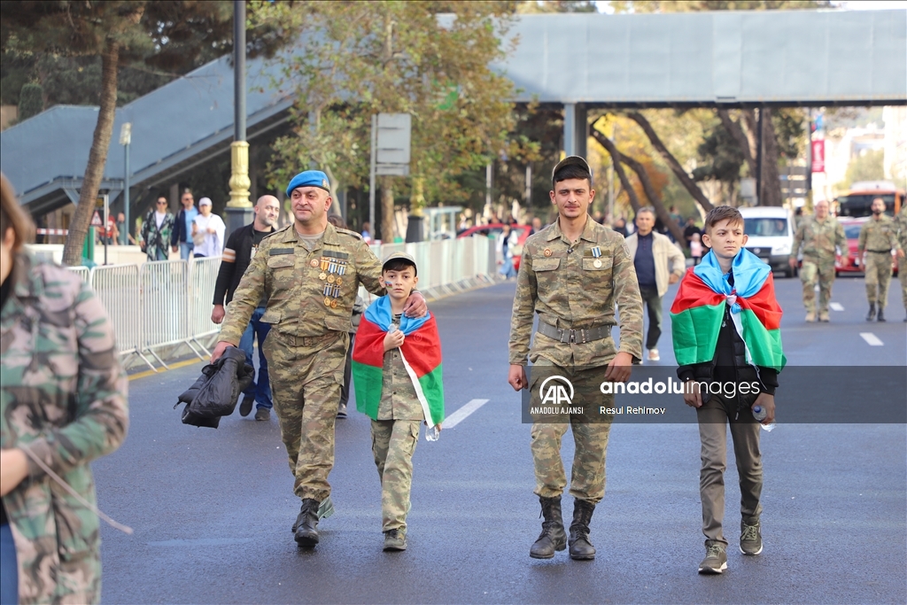 Azerbaycan'da Karabağ Zaferi'nin 3. yıl dönümü kutlanıyor