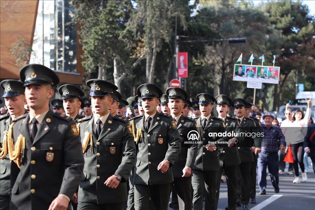 Azerbaycan'da Karabağ Zaferi'nin 3. yıl dönümü kutlanıyor