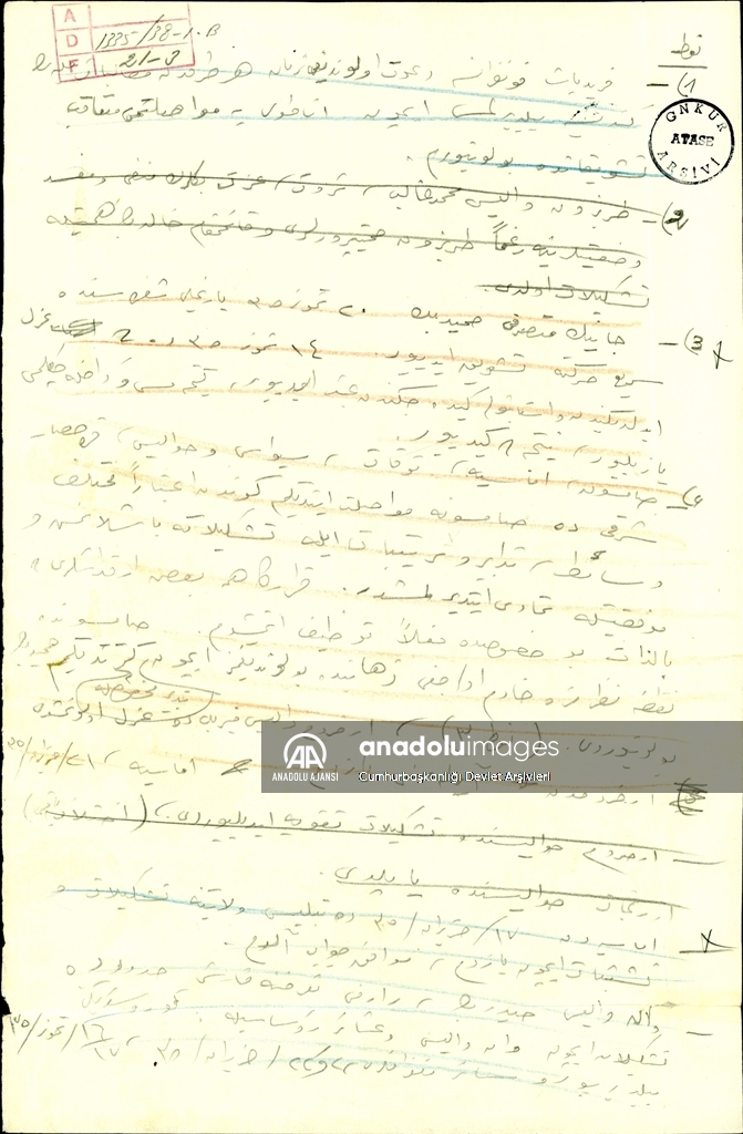 Kurtuluşa giden yolu Atatürk'ün el yazısı hatıra ve notları aydınlatıyor