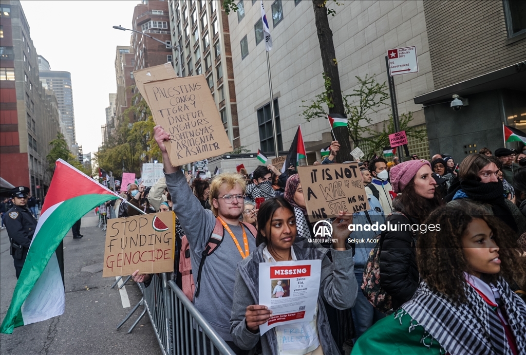 Pro-Palestinian demonstration in New York
