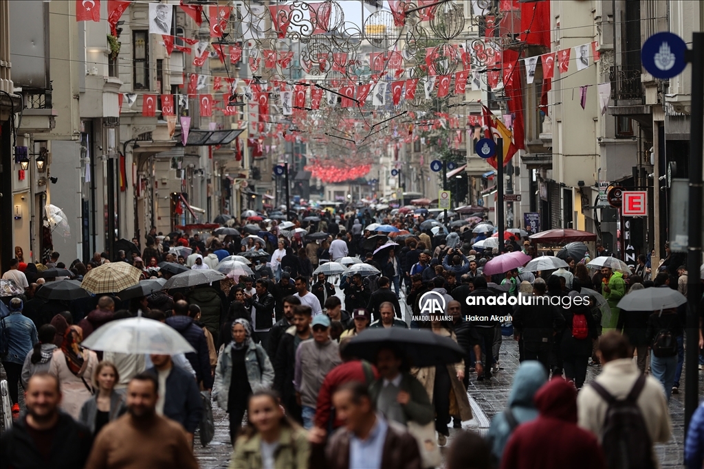 İstanbul'da yağmur 
