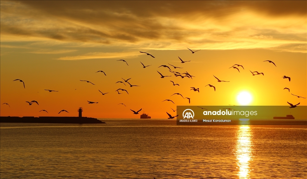 Tekirdağ'da gün doğumu