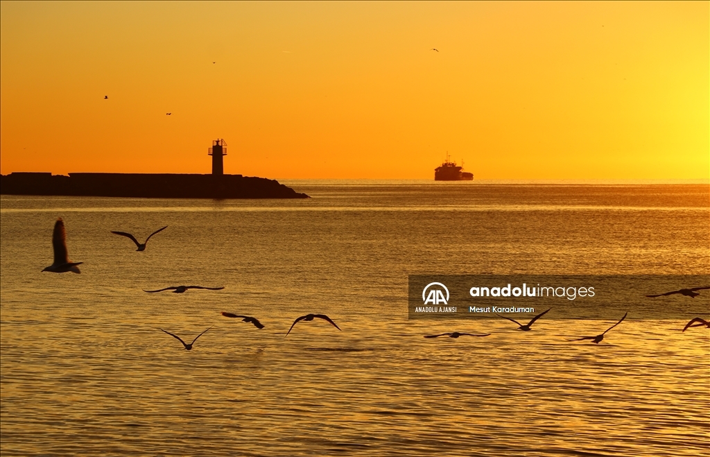 Tekirdağ'da gün doğumu