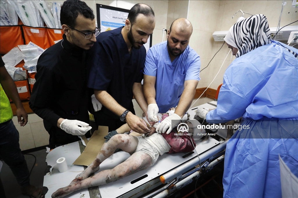 İsrail ordusunun Gazze Şeridi'ne saldırıları 40. gününde devam ediyor