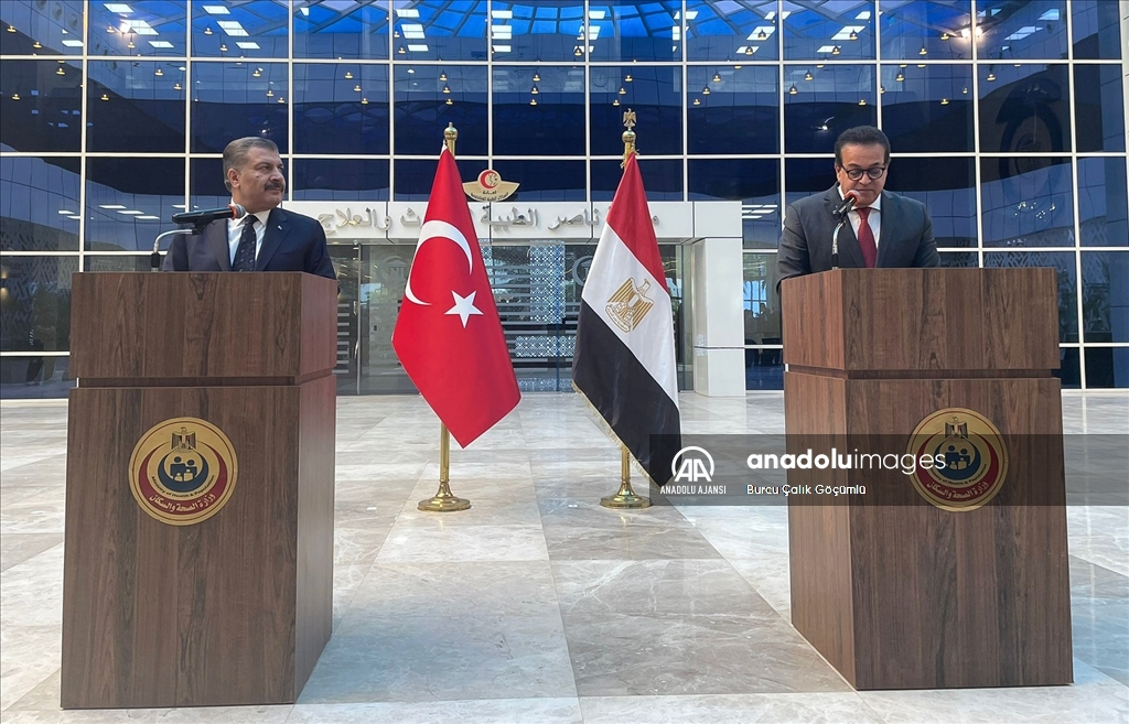 Sağlık Bakanı Fahrettin Koca, Mısır'da