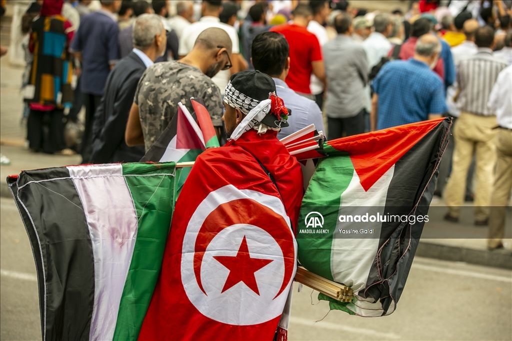 العلم الفلسطيني.. راية للفخر ترفرف في أنحاء تونس