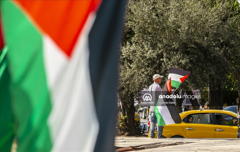العلم الفلسطيني.. راية للفخر ترفرف في أنحاء تونس