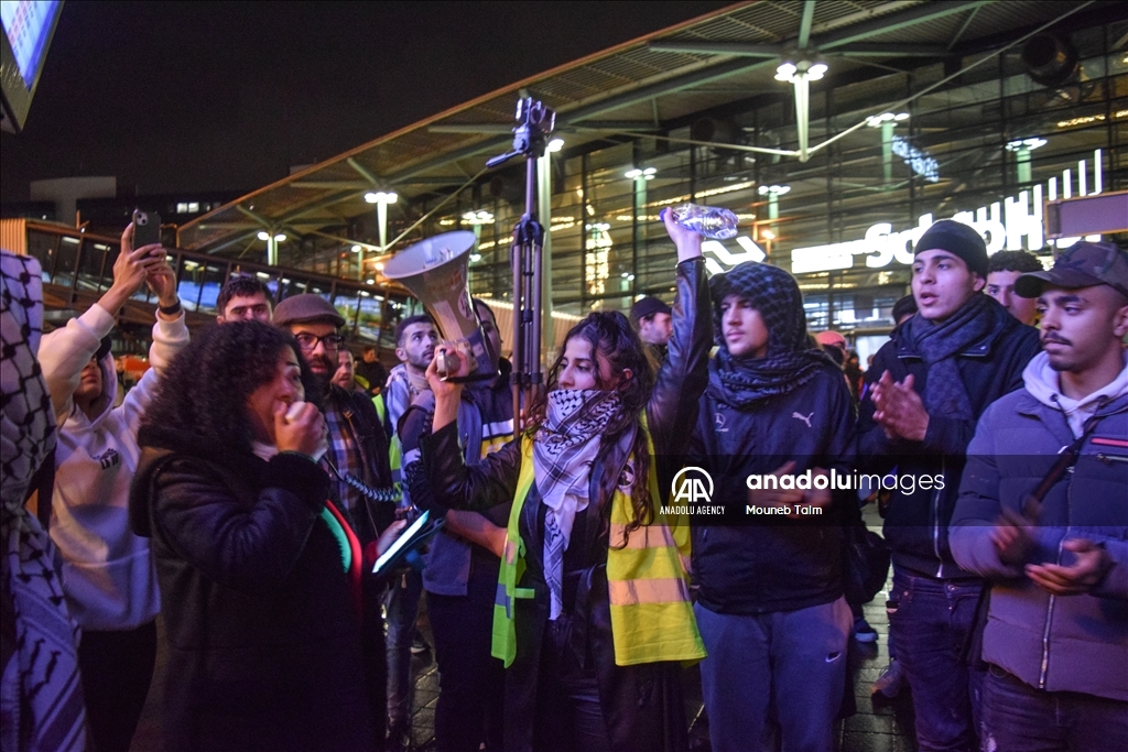 امستردام.. مظاهرة منددة بالحكومة الهولندية لدعمها لإسرائيل