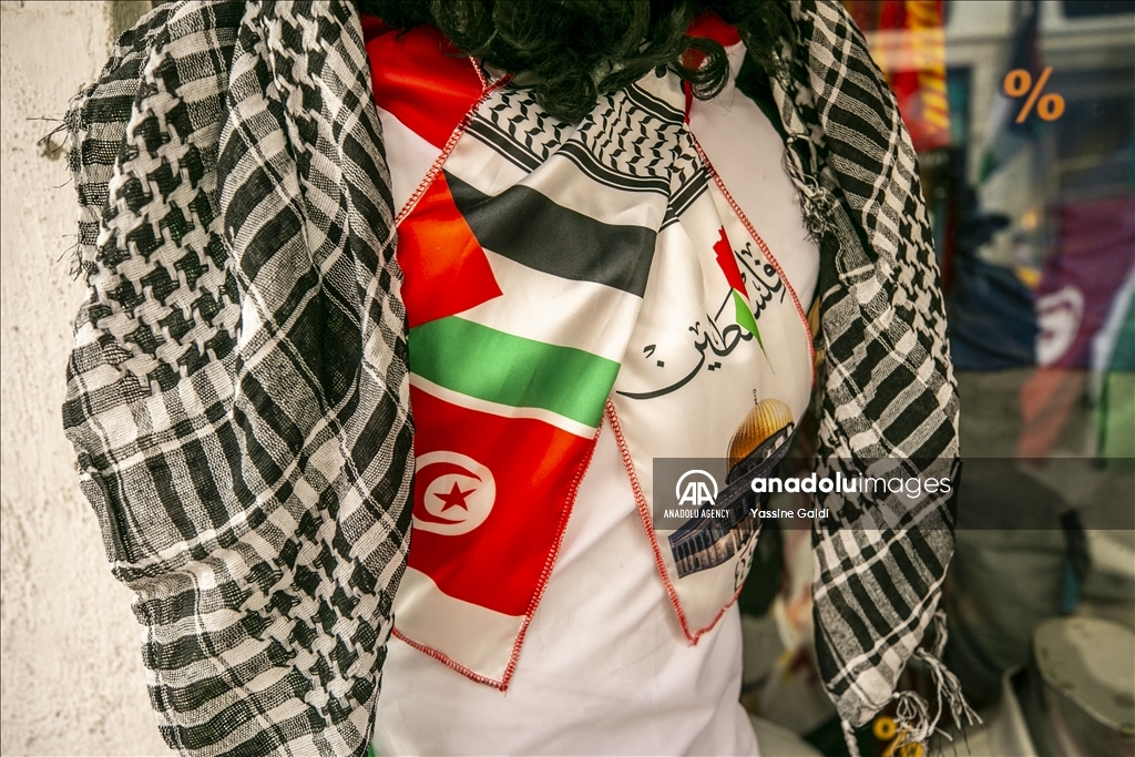 العلم الفلسطيني.. راية للفخر ترفرف في أنحاء تونس