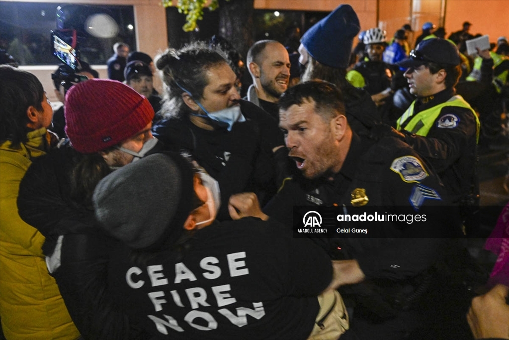 Американската полиција интервенираше на протестот на американските Евреи пред зградата на Конгресот