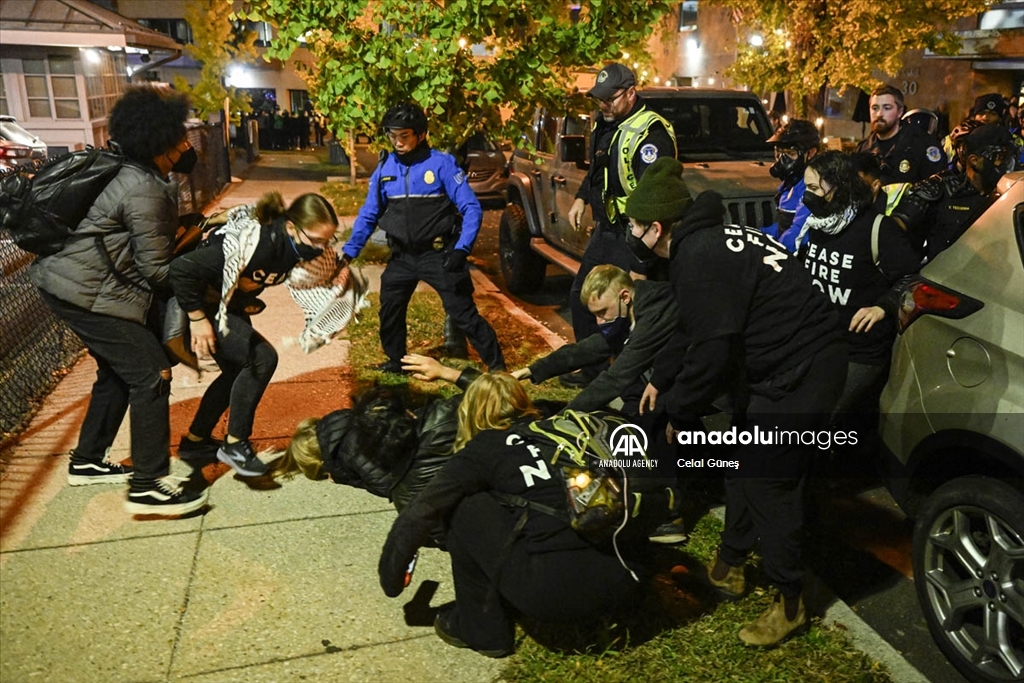 Американската полиција интервенираше на протестот на американските Евреи пред зградата на Конгресот