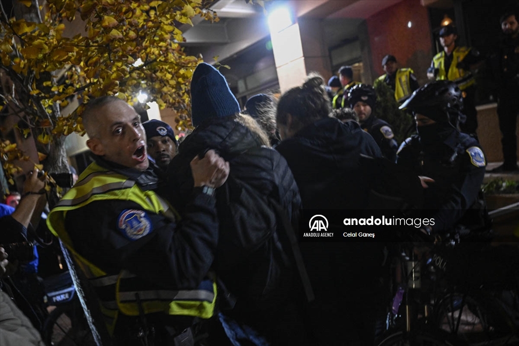 Американската полиција интервенираше на протестот на американските Евреи пред зградата на Конгресот