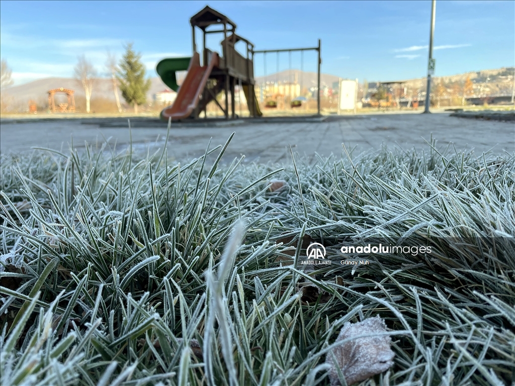 Ardahan'da soğuk hava etkili oldu