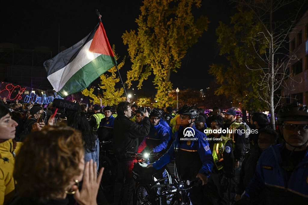 Американската полиција интервенираше на протестот на американските Евреи пред зградата на Конгресот