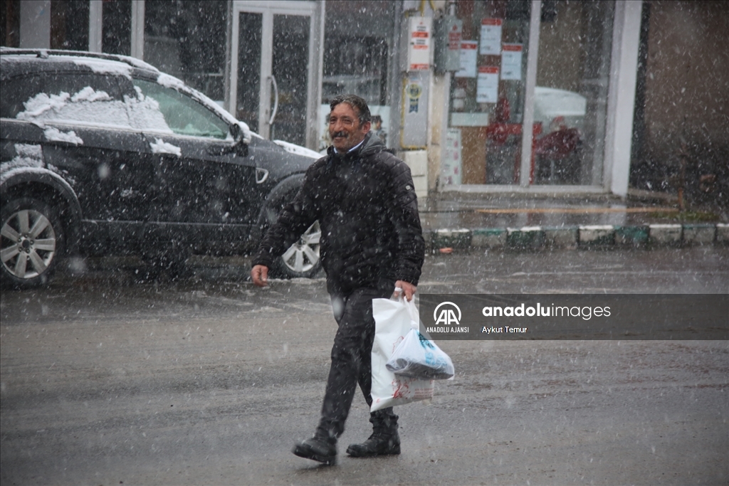 Ardahan'da kar yağışı