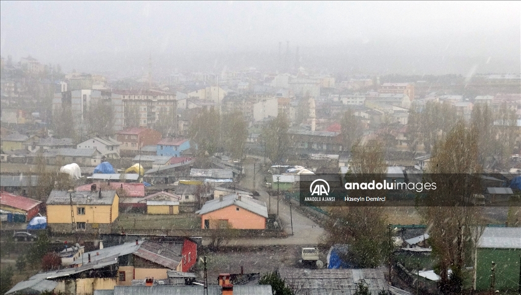 Erzurum, Ardahan ve Kars'ın yüksek kesimlerine kar yağdı